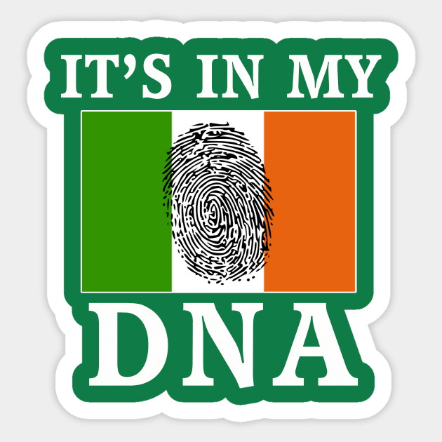 IRISH DNA Sticker by Scarebaby